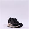 Remonte Laced Wedge Trainer & Side Zip - Black Combi